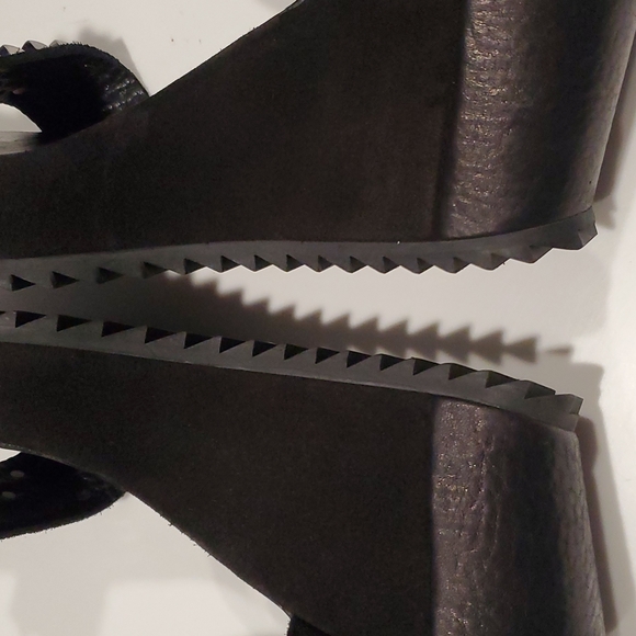 Pedro Garcia Fortuna Studded Wedge Sandles - Picture 9 of 13